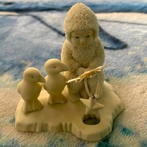 Department 56 Snowbabies Fishing Ice Birds Snow Winter Star Angel